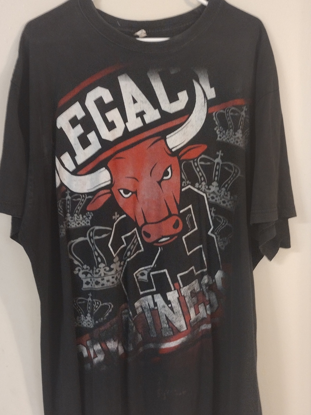 Bulls Legacy #23 Graphic Print Men's T-Shirt - $12